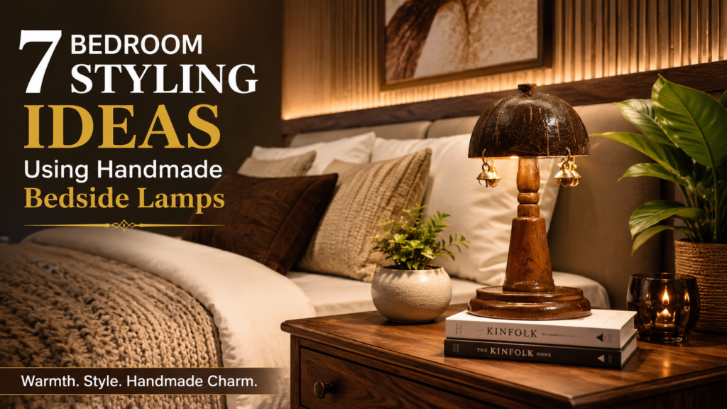 Handmade bedside lamp ideas for stylish bedroom interiors